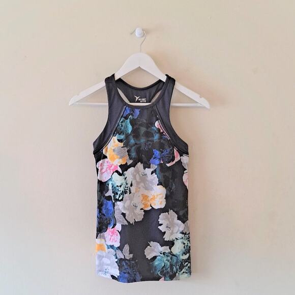 Old Navy Blue Multicolored Racerback Floral Swim Top.- Size SP - Picture 5 of 7